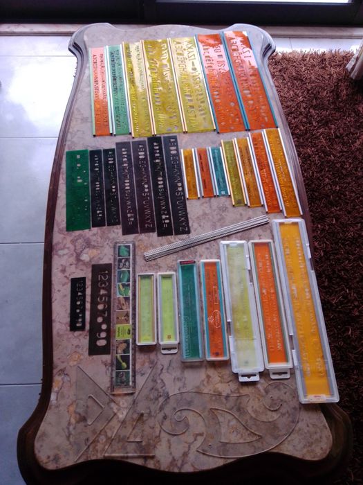 Colecção de réguas