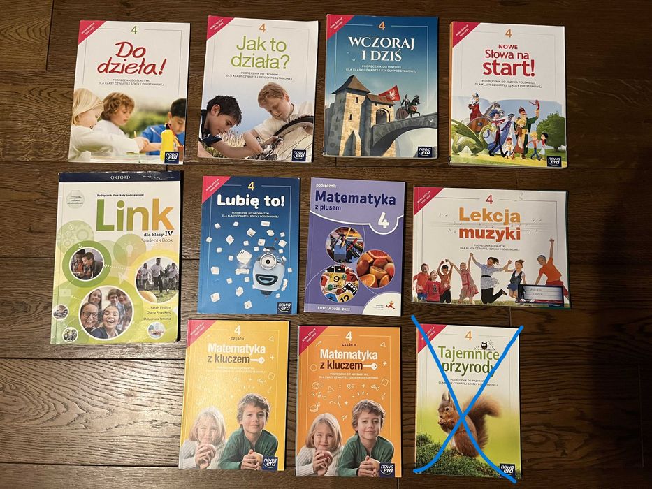 PODRĘCZNIKI do klasy 4 szkoły podstawowej NOWA ERA