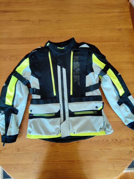 Casaco SPIDI 4 Season Evo H2Out Black / Grey / Yellow Fluo