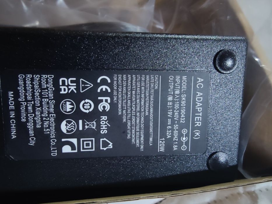 Блок живлення адаптер KS90190432. 120Вт