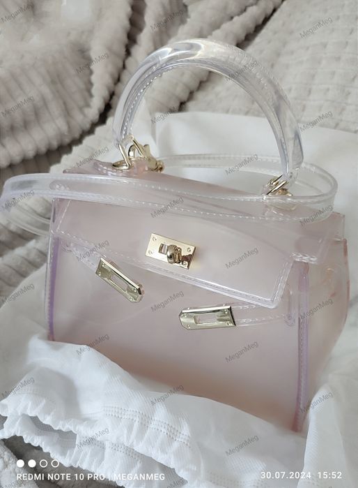 Missguided torebka damska Carli Bybel transparent bag HIT