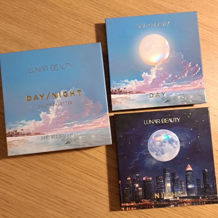 Lunar Beauty paleta cieni do powiek, zestaw dwóch palet