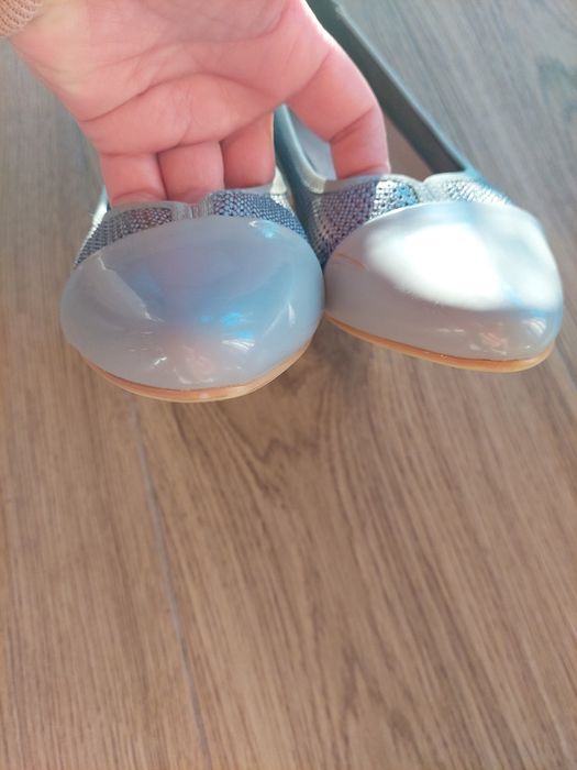 Szare buty na obcasie r 39