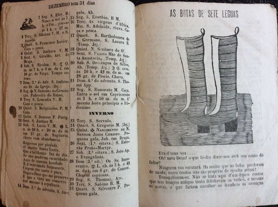 O Novo Amigo da Verdade ou o Almanach...para 1879. Único