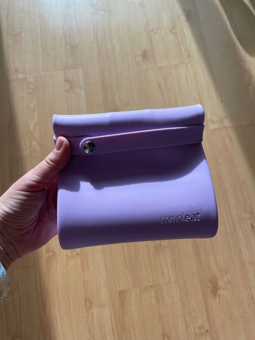 compleat silikonowy fioletowy lunchbox