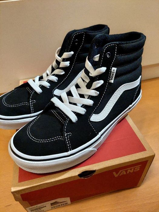 Trampki Vans wysokie nowe