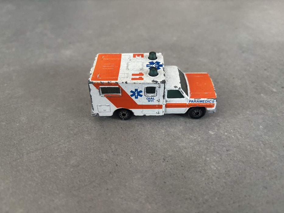 Model Resorak Matchbox Ambulance ambulans made in Macau