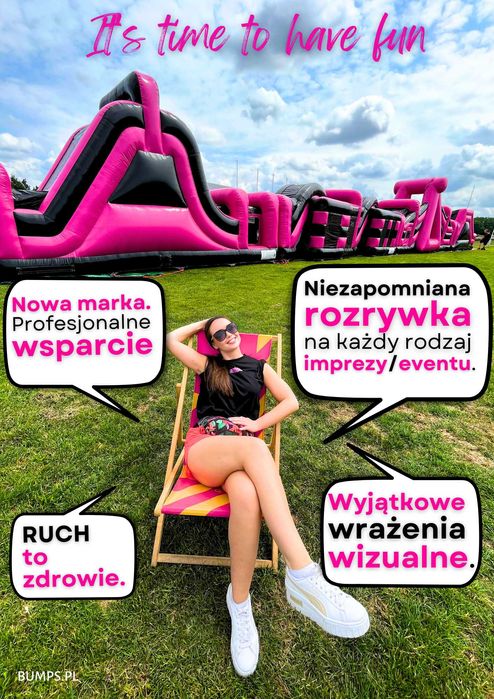 BUMPS.PL Najfajniejsze dmuchane tory przeszkód, dmuchańce