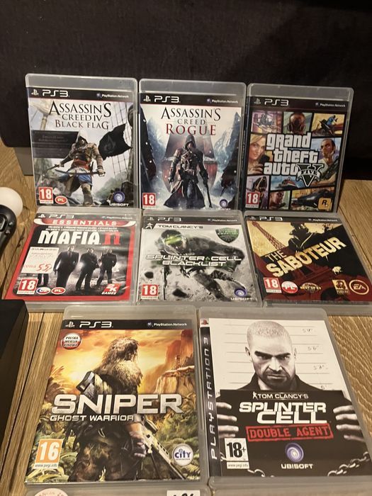 PS3, Move, GTA5, Assasin itp