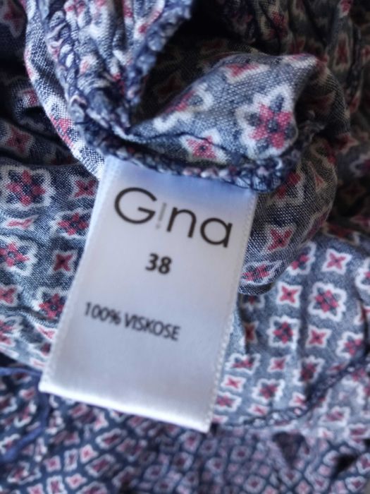 Gina zwiewne lekkie spodnie na gumie r 38