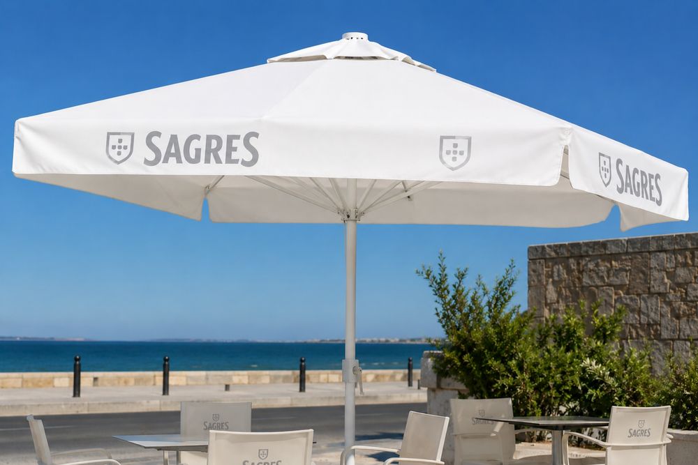 Chapeu de sol para esplanada