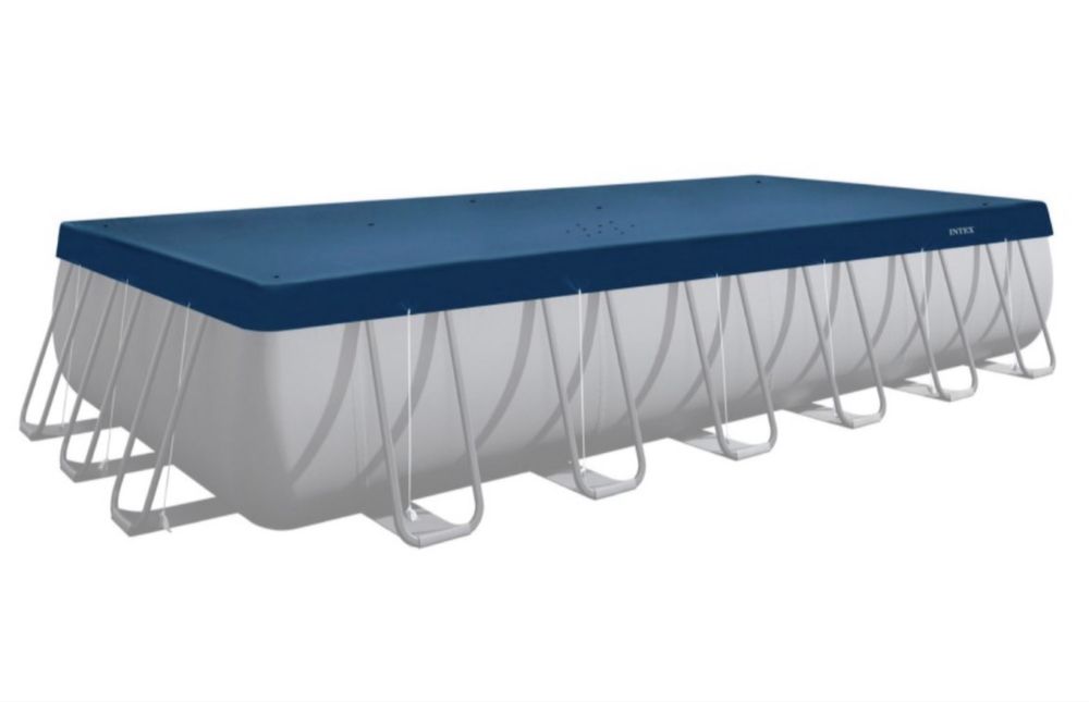Cobertura de piscina retangular deluxe 7.23x3.63m