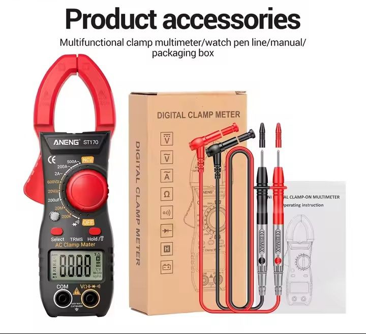 Струмовимірювальні кліщі/тестер