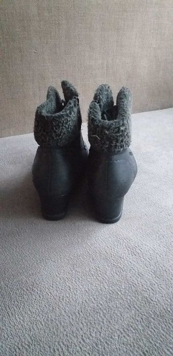 Skórzane botki AMORE,r.39/25cm.