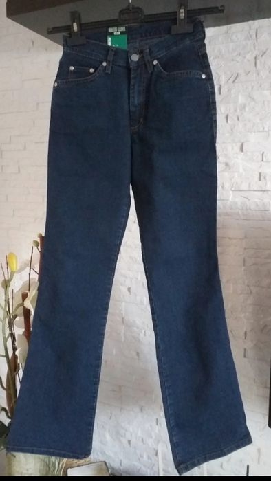 Jeansy dzwony kuloty szerokie nogawki H.I.S. Stan nowe