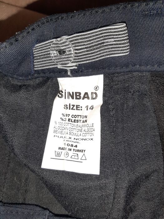 Брюки утеплені для підлітка темно-сині