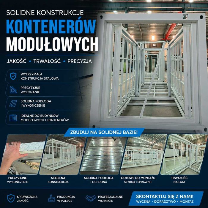 Kontenery, Domki kontenerowe. Obiekty dla przemysłu i rolnictwa