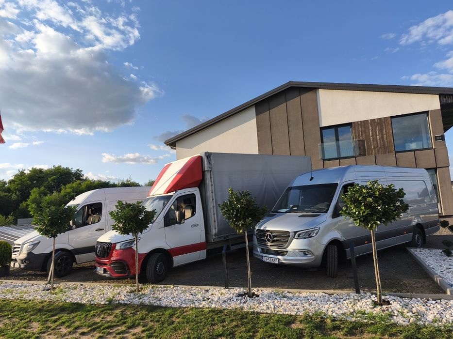 wynajem busa dostawczego Mercedes Sprinter