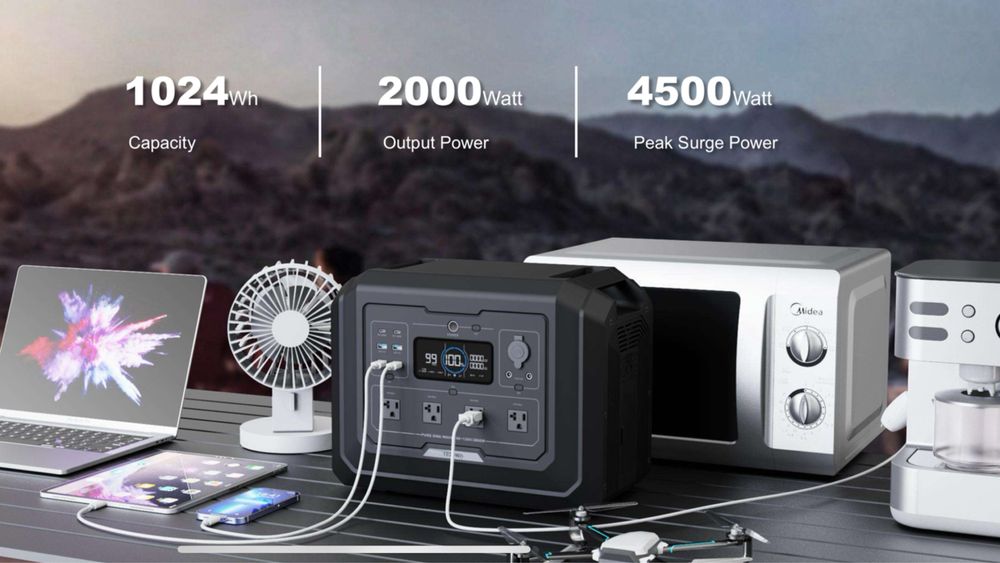 Електростанція SOUOP S1 1024-2000W