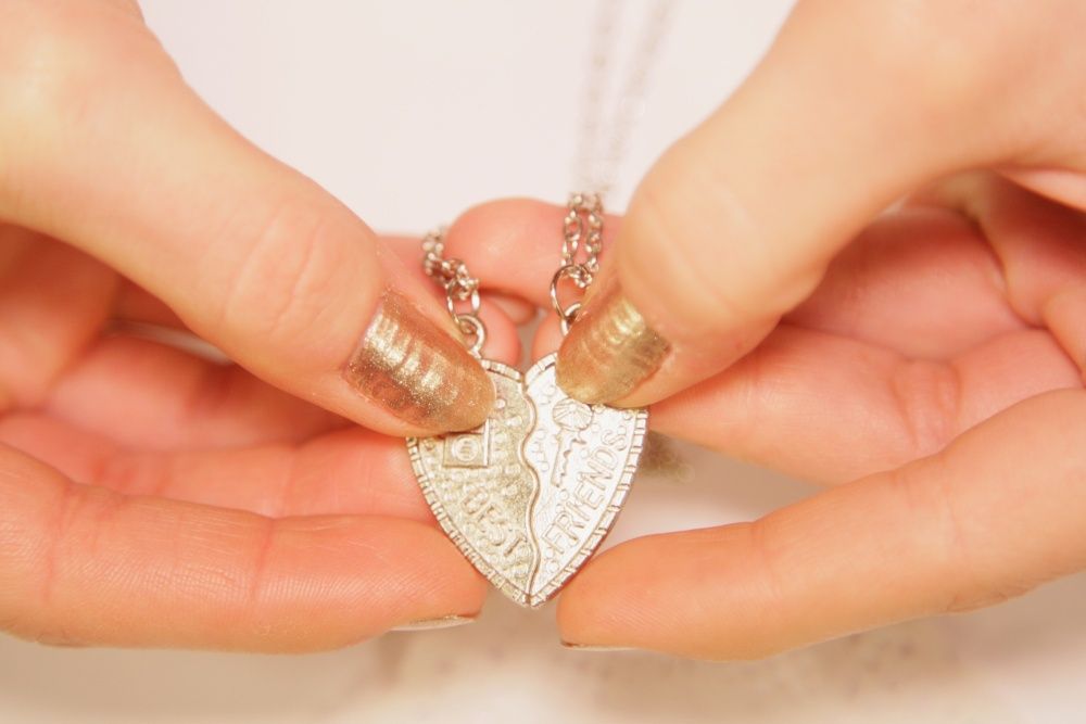 Подвески "Половинки сердца" - Best friends