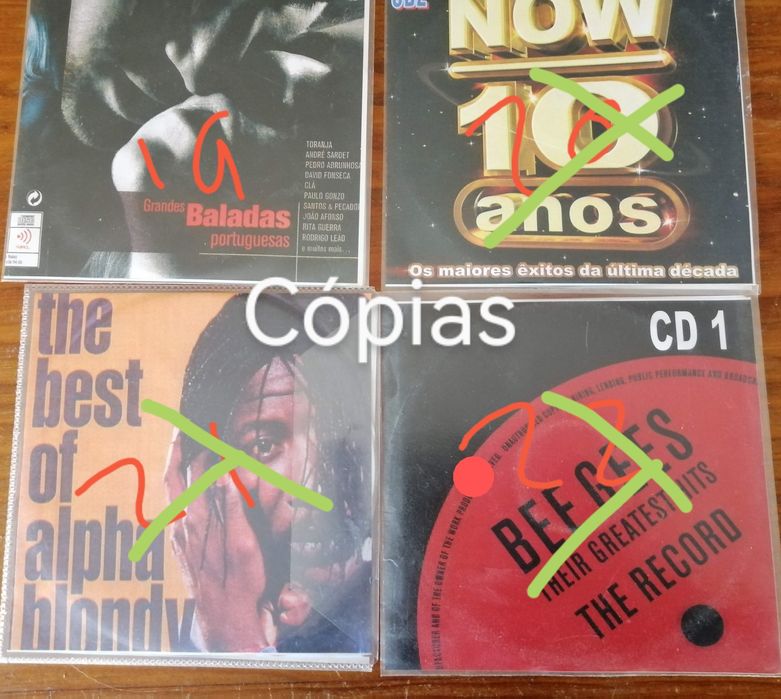 CDs cópias várias