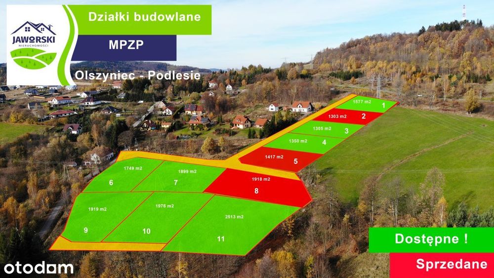 Promocja!!!- Działki - Olszyniec - Podlesie
