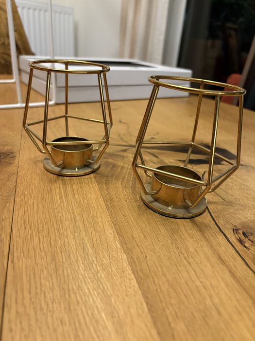 Świecznik IKEA PÄRLBAND 2 szt bez szkła