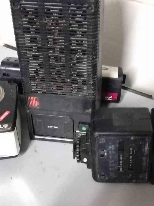 Flash máquina fotográfica antigo para coleção ou peças