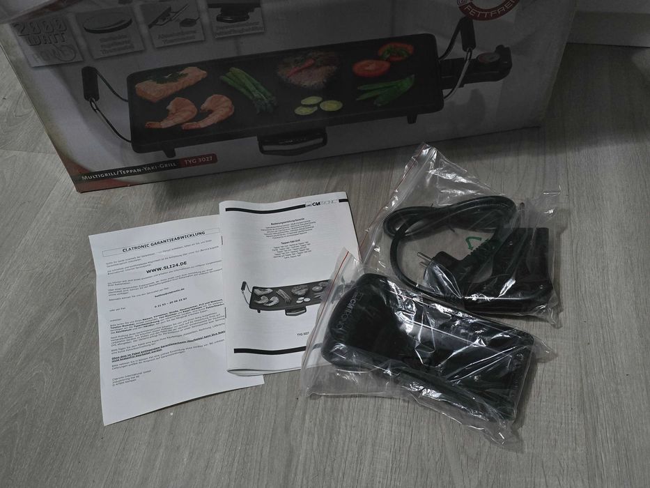 Grelhador Elétrico Clatronic TYG 2000 Watts