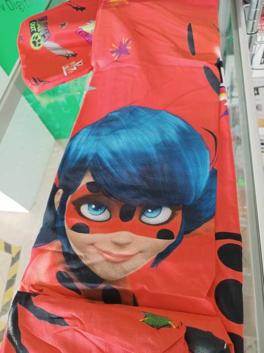 Capa de Edredão em microfibra + 1 Fronha Miraculous Ladybug Battle