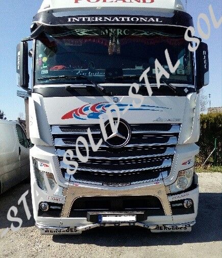 Orurowanie DOLNE / POD ZDERZAK Mercedes Actros Mp4 Euro 6 ( 3 części )