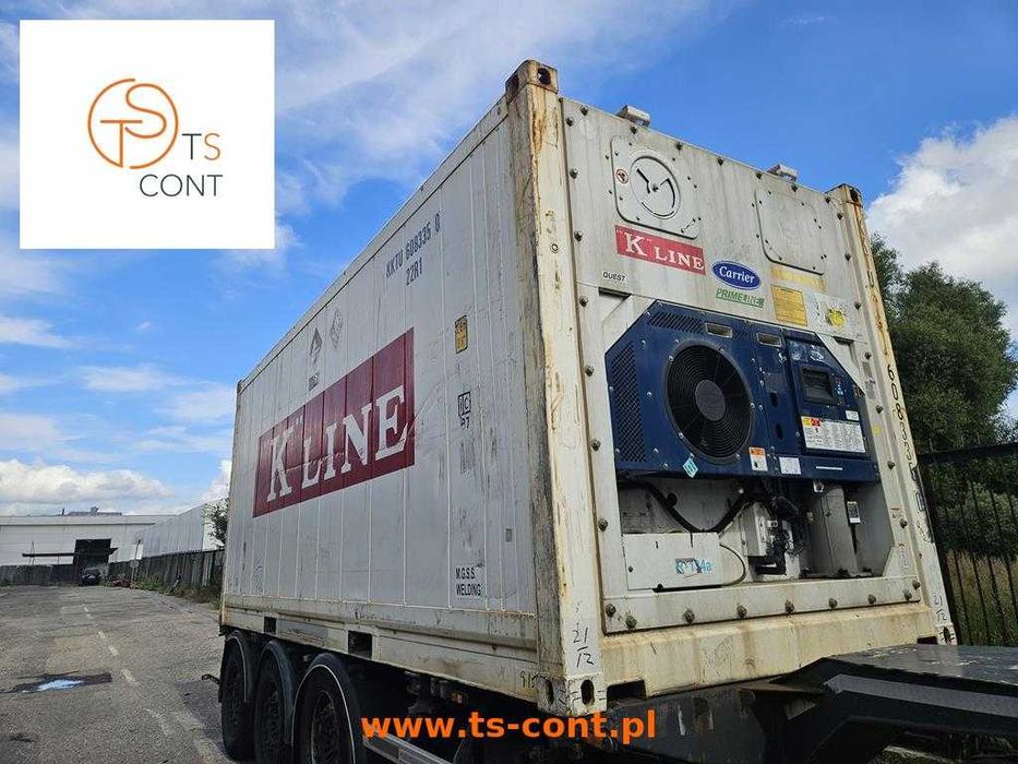 Kontener morski chłodniczy mroźnia chłodnia 20 RF używany 6 metrowy