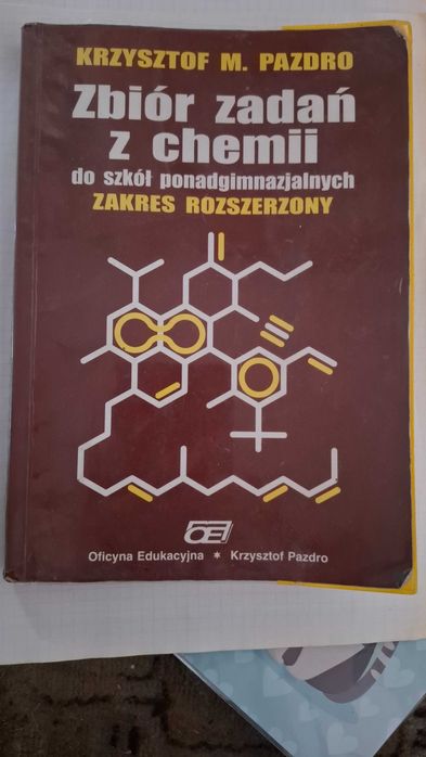 Zbiór zadań chemia K. Pazdro, LO kl.1-3 Zakres rozszerzony, książka