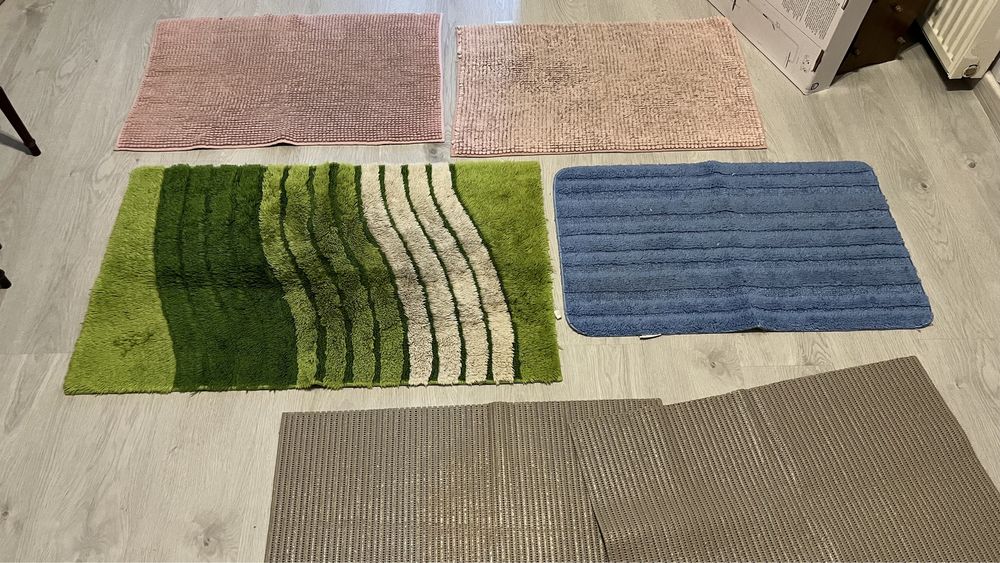 Dywaniki łazienkowe zestaw 6 szt