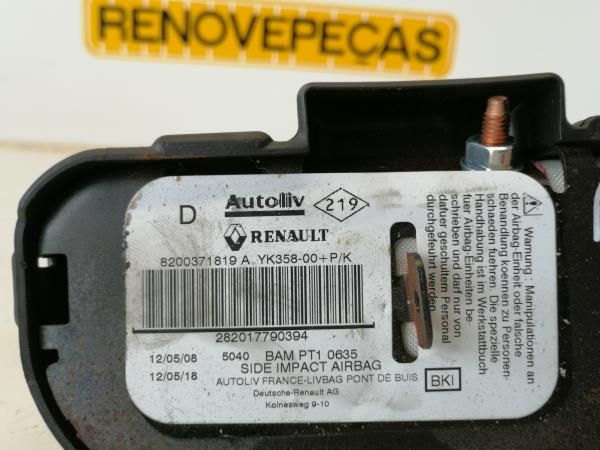 Airbag banco direito RENAULT Megane II (BM0/1_, CM0/1_)