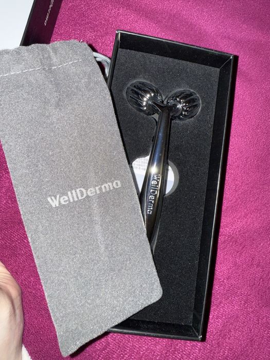 Wellderma face lifting косметологічний роликовий масажер для обличчя та шиї