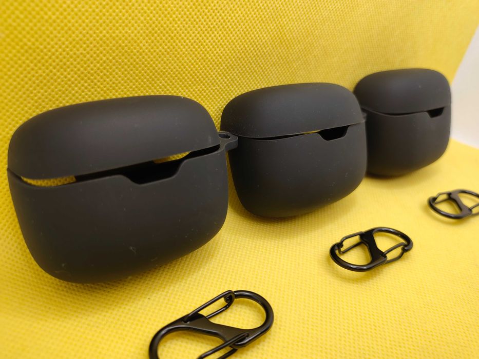 Чехол силиконовый на наушники JBL TUNE BEAM + карабин