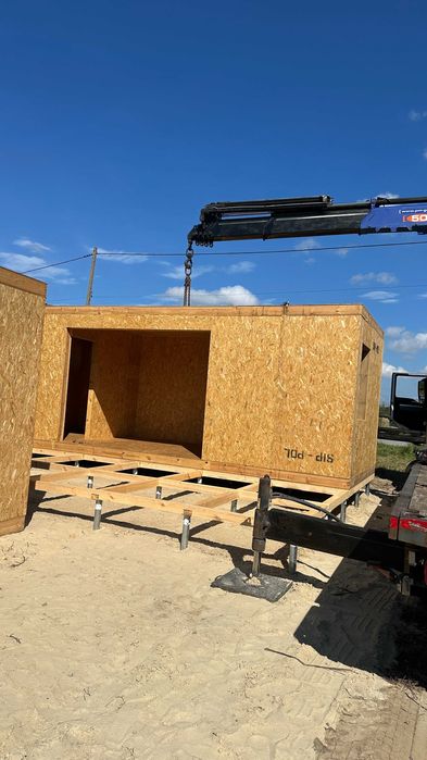 Kontener SIP POL modul mieszkalny biurowy domek z paneli SIP