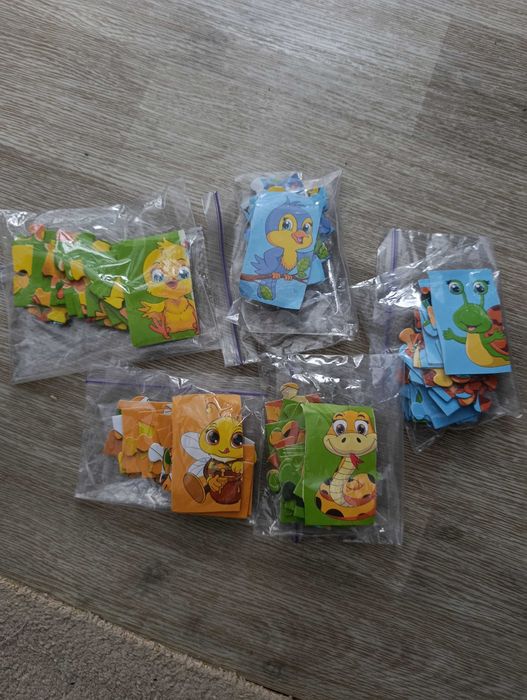 Набір пазлів Tini Wini по 16 деталей(5 штук)