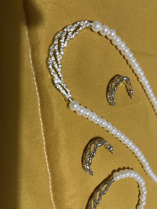 Conjunto colar brincos