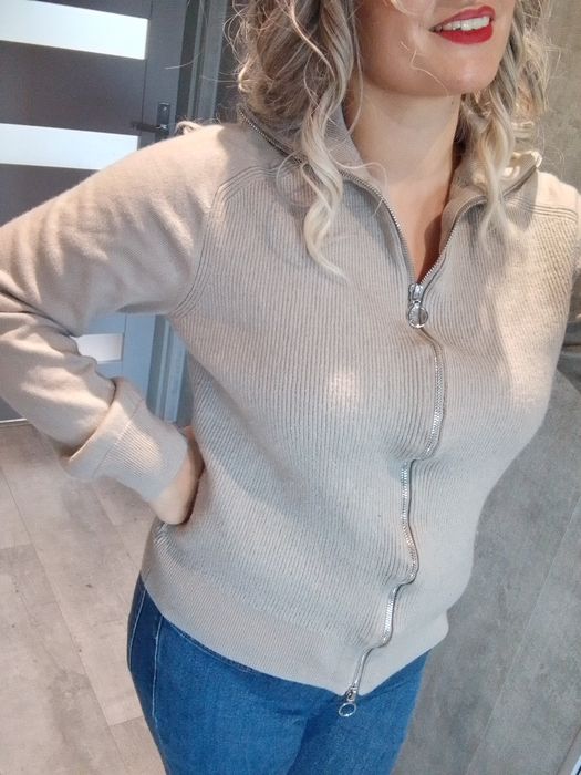 Kardigan L 40 Armani Exchange Wełna dziewicza