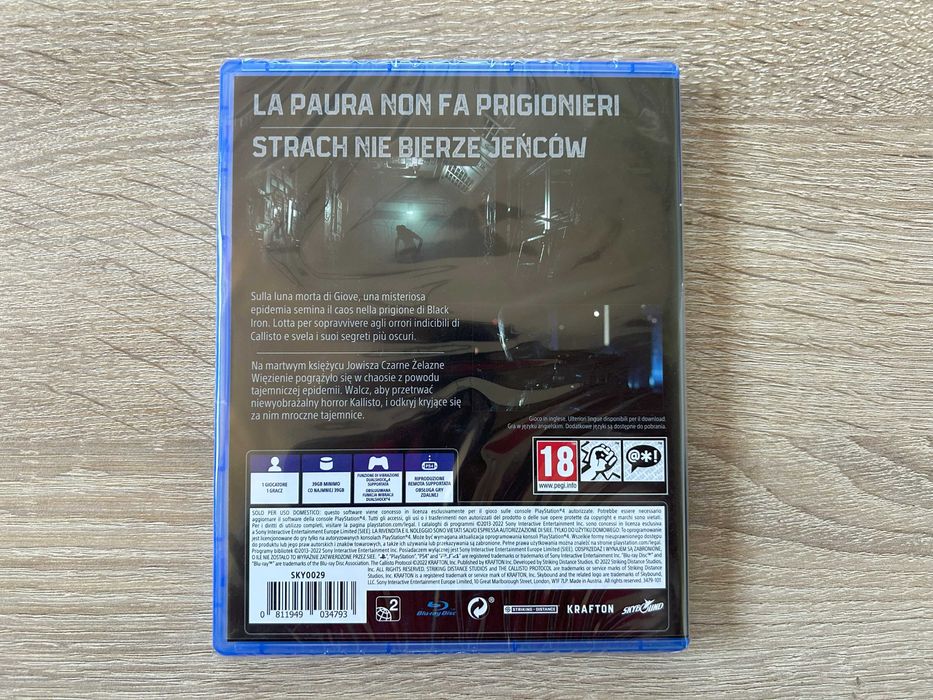 The Callisto Protocol - PS4 / PS5 - PL - NOWA, FOLIA