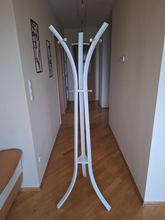 monia wieszak metalowy biały ikea