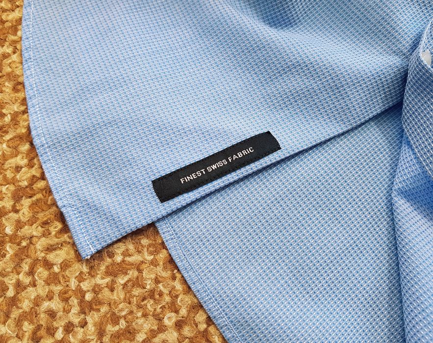 Hugo Boss Swiss Fabric сорочка slim fit оригінал 38/15 S