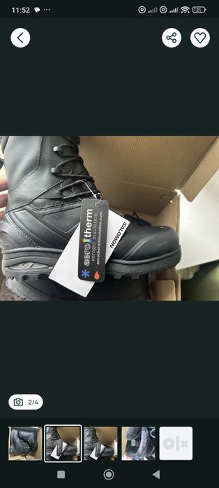 Черевики нові зимові черевики SАLOMON розмір 44.5 (28.5см)