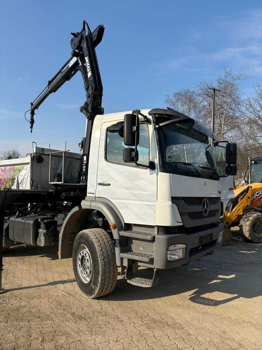 Usługi transportowe z HDS dźwig transport materiał budowlanych big bag