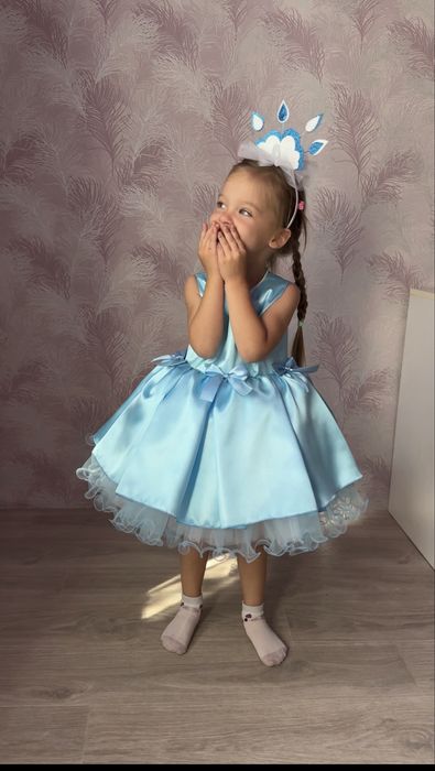 Костюм хмаринки краплинки, тучки блакитна фатинова спідниця дощік