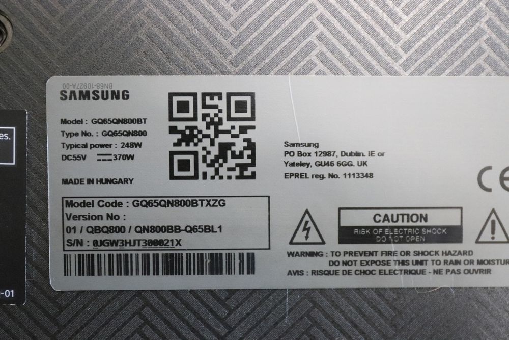 Samsung    GQ65QN800BT   65 дюймов