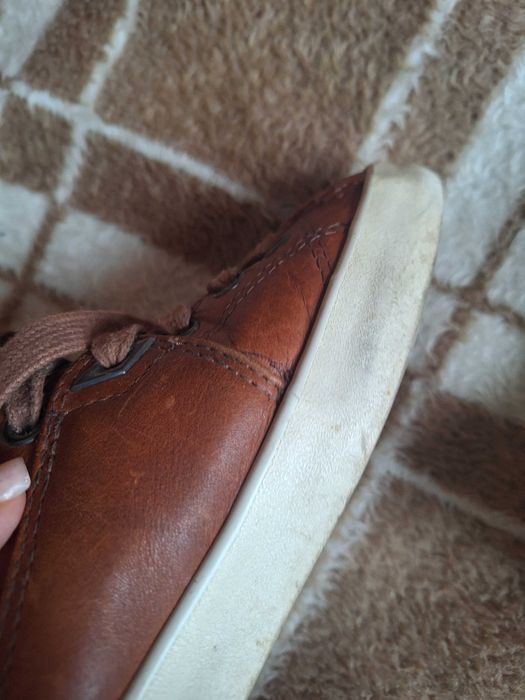 Шкіряні кеди мокасини Umbro