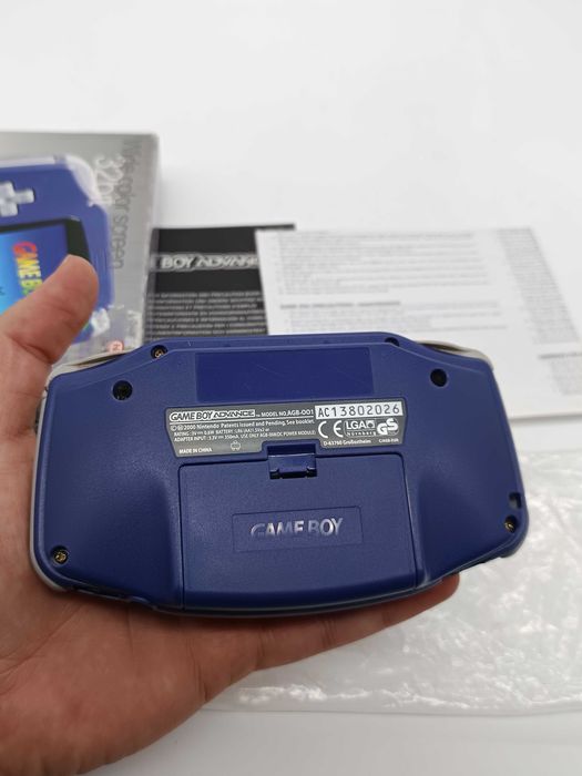 Konsola Nintendo Game Boy Advance + Karton BOX + Instrukcje